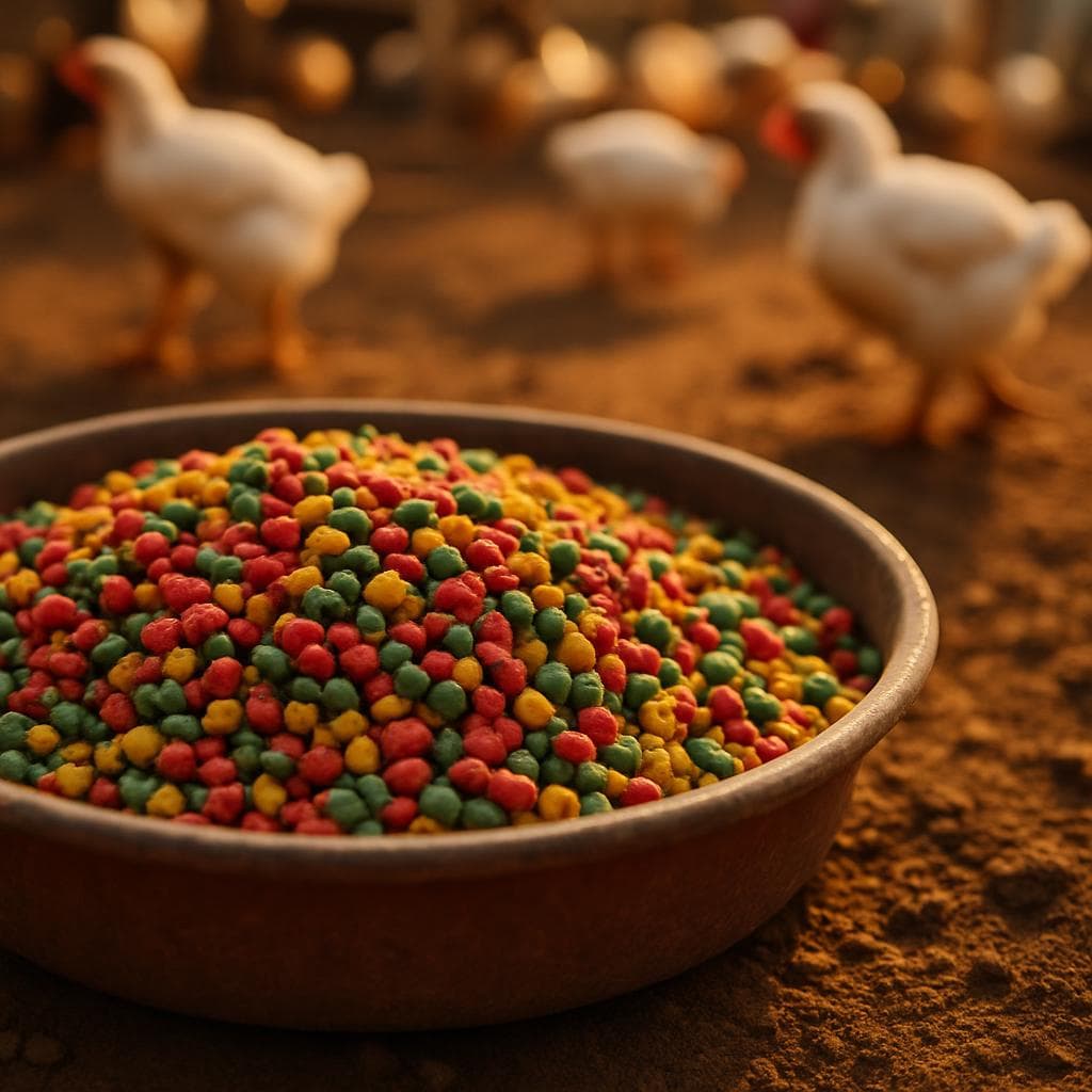 L'alimentation du poulet de chair : démarrage, croissance, finition