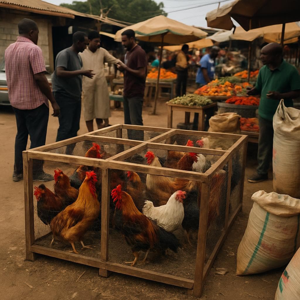 Vendre sa volaille : marchés, maquis, supermarchés — les circuits en Côte d'Ivoire