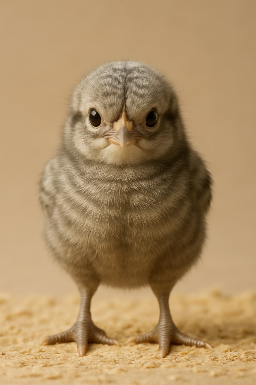 Poussin gris barré premium Nextekci — rustique semi-liberté